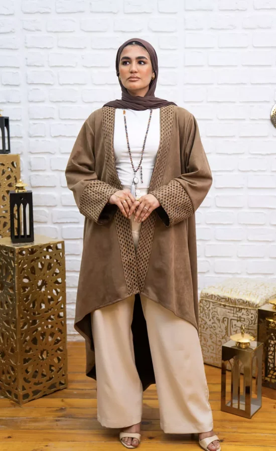 Anan Kaftan in Brown