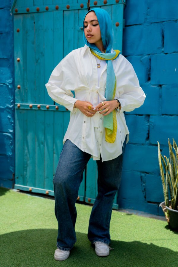 Poplin Shirt In Off-White