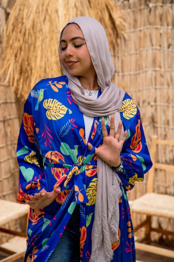 Hayah Printed Kimono