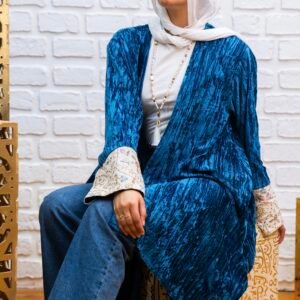 Asalah Kaftan in Teal