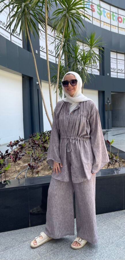 Farah Set In Purple Ash