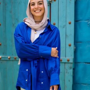 Poplin Shirt In Royal Blue