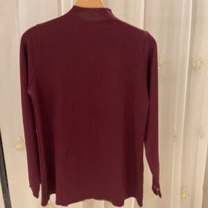 Basic Top in Burgundy