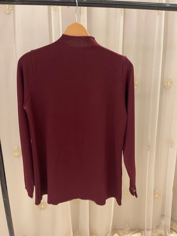 Basic Top in Burgundy