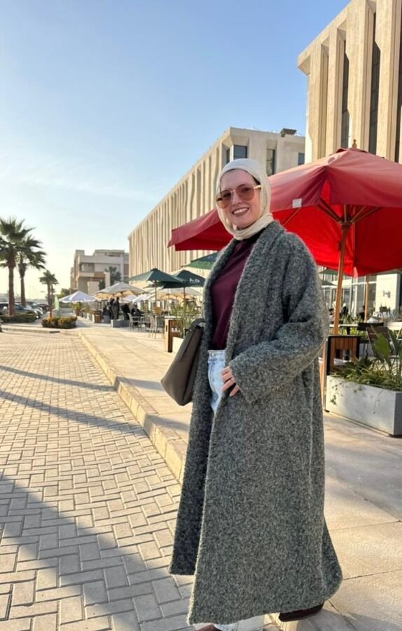 Olfa Wool Coat in Olive