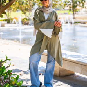 Dalal Kimono in Olive