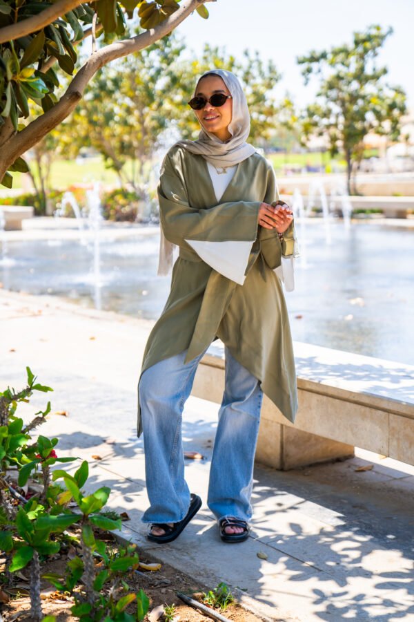 Dalal Kimono in Olive